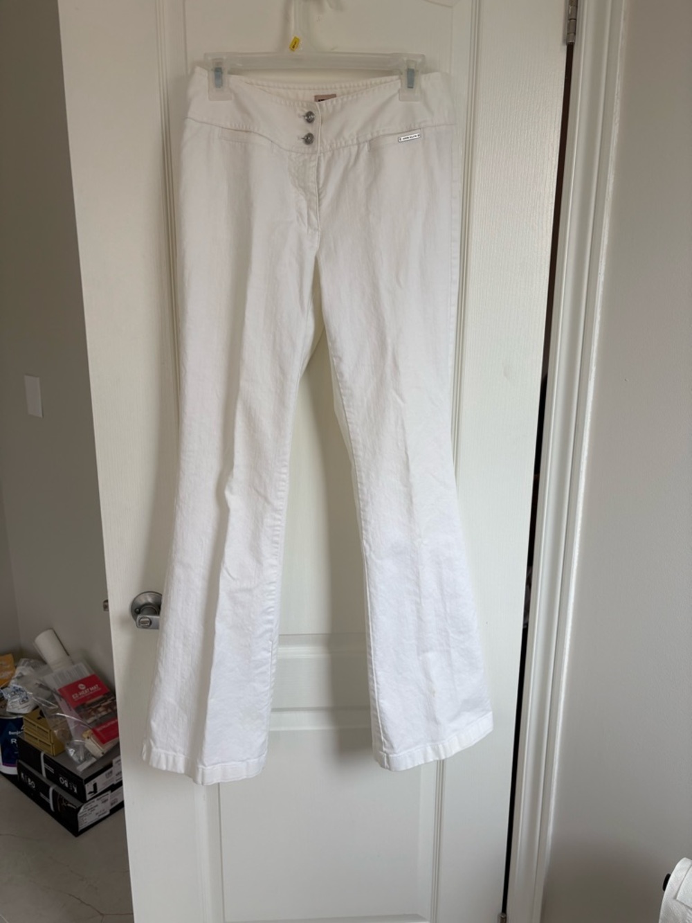Anne Klein White Denim Pants